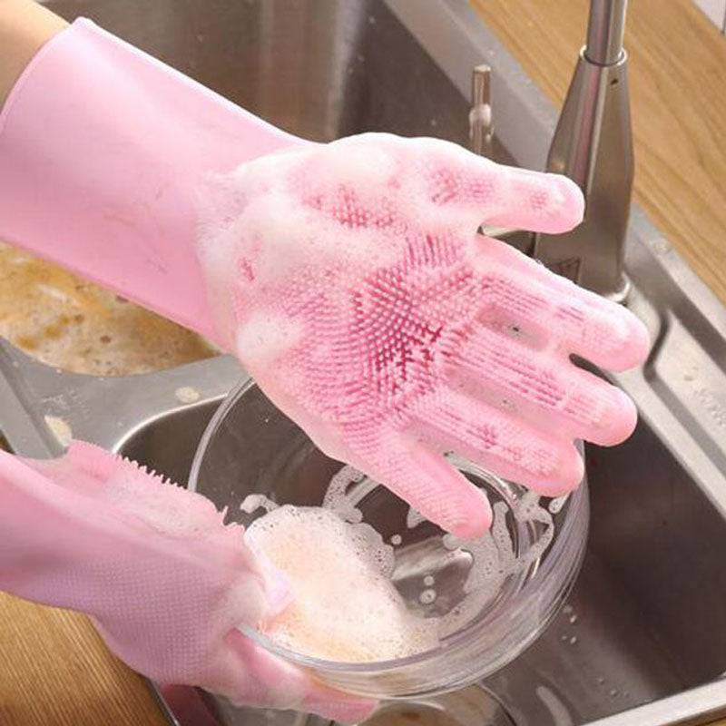 Luva multifuncional super macia para usar na cozinha ou com  seus serviços gerais