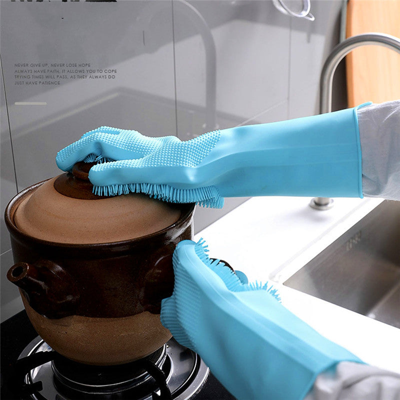 Luva multifuncional super macia para usar na cozinha ou com  seus serviços gerais