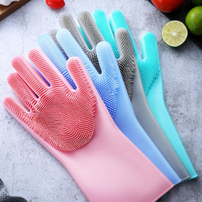 Luva multifuncional super macia para usar na cozinha ou com  seus serviços gerais